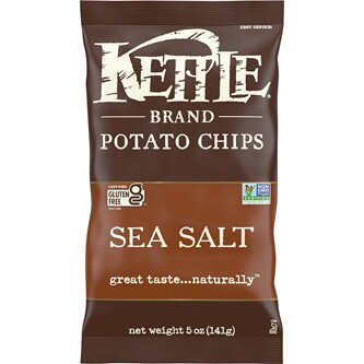 Kettle Brand Potato Chips, Sea Salt