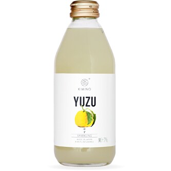 Kimino Sparkling Juice, Yuzu, Glass Bottle