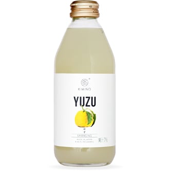 Kimino Sparkling Juice, Yuzu, Glass Bottle
