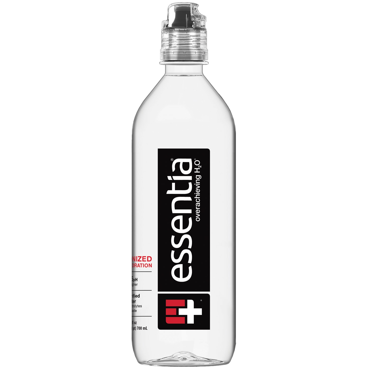 Essentia Alkaline Water, Sport Cap, Plastic Bottle