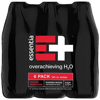 Essentia Alkaline Water, Plastic Bottles