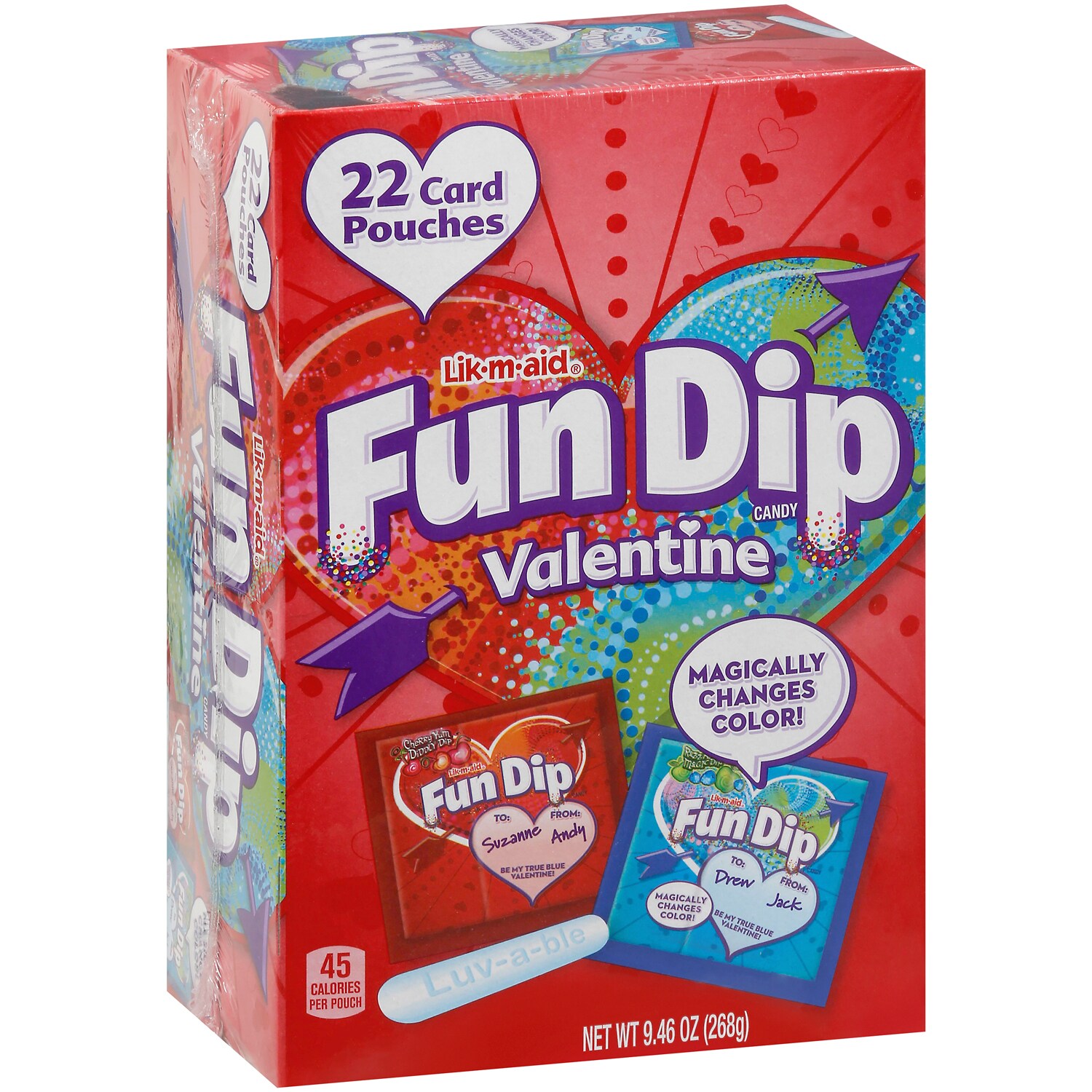 Fun Dip Valentine Candy Card Pouches