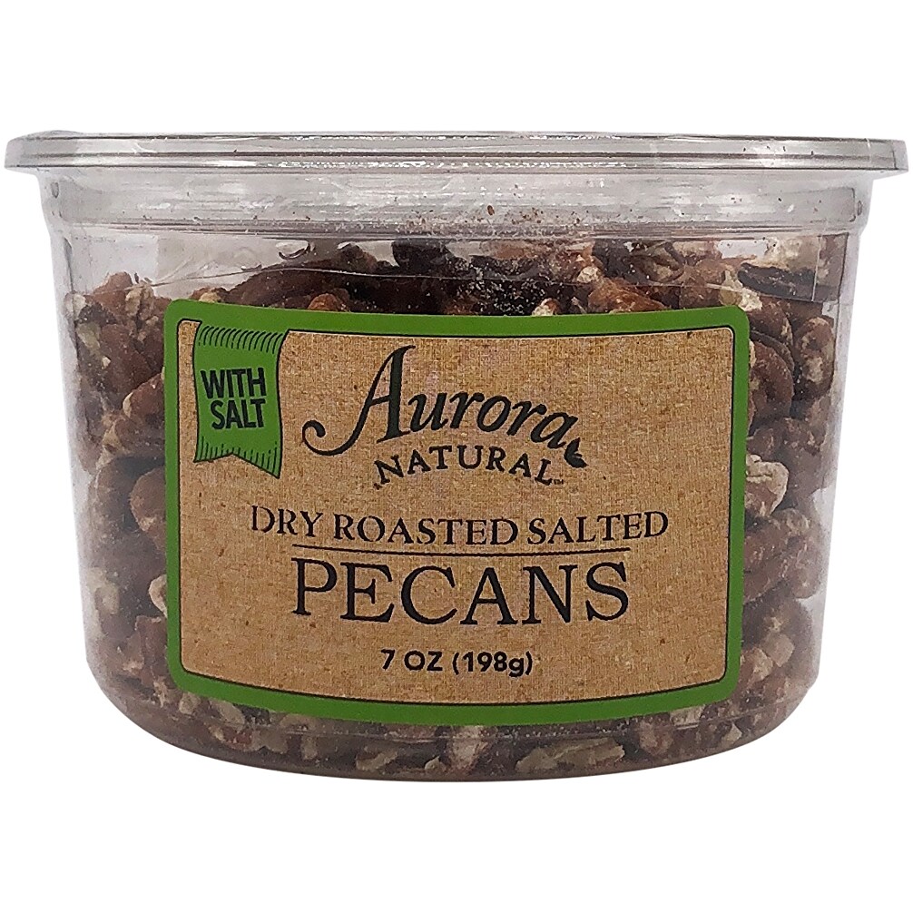 Aurora Natural Dry Roasted Salted Pecans