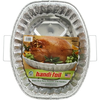 Handi-foil Giant Oval Rack Roaster with Handles