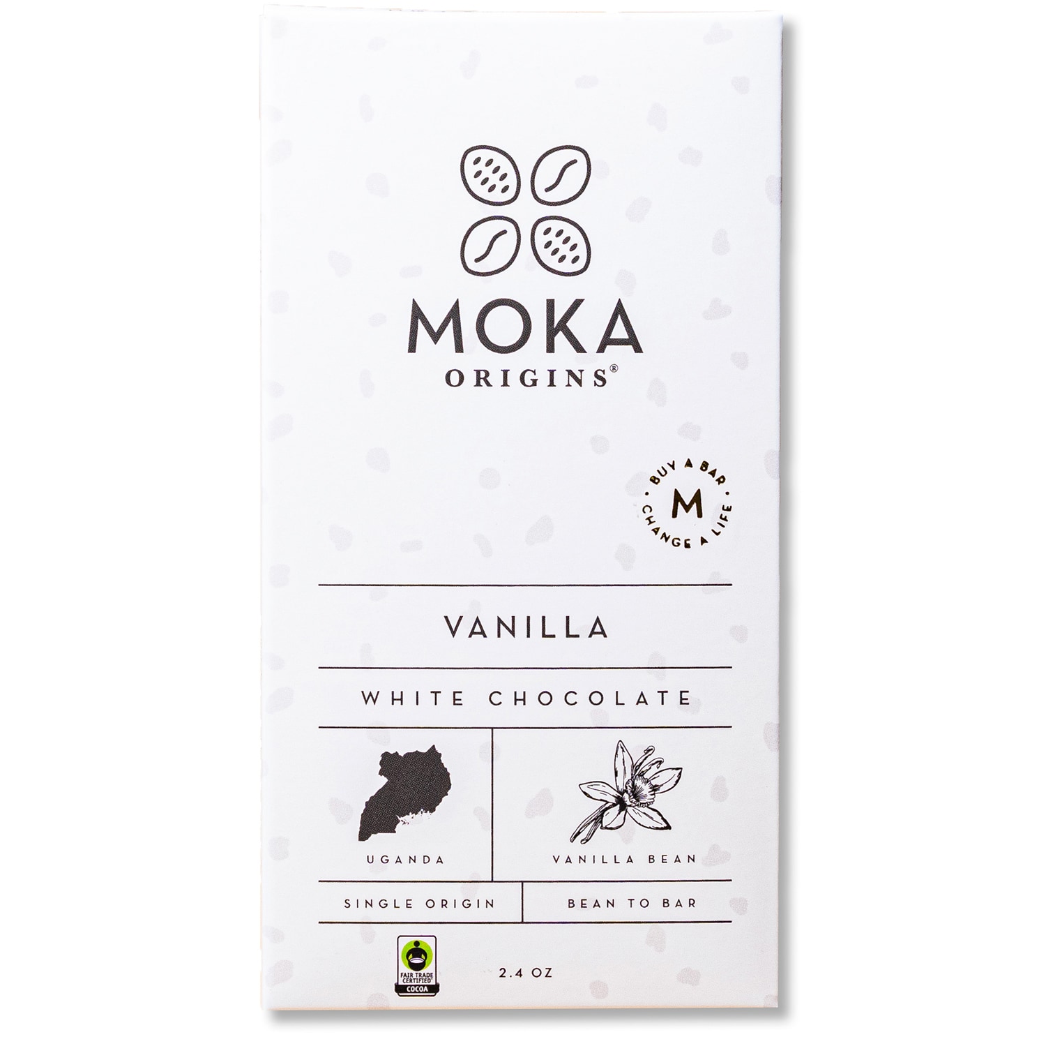 Moka Origins White Chocolate, Vanilla