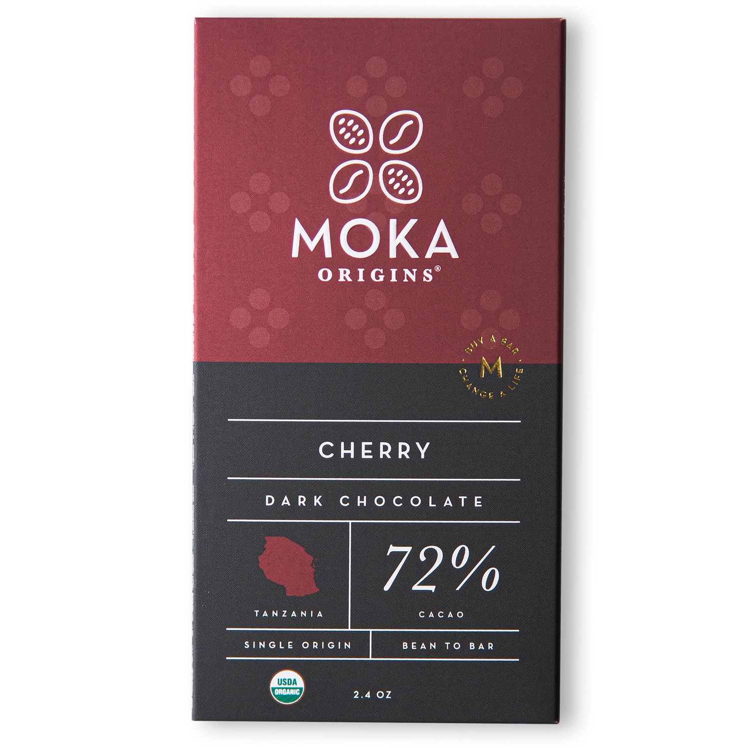 Moka Origins 72% Dark Chocolate, Cherry