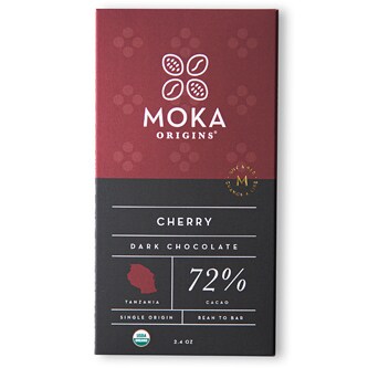 Moka Origins 72% Dark Chocolate, Cherry