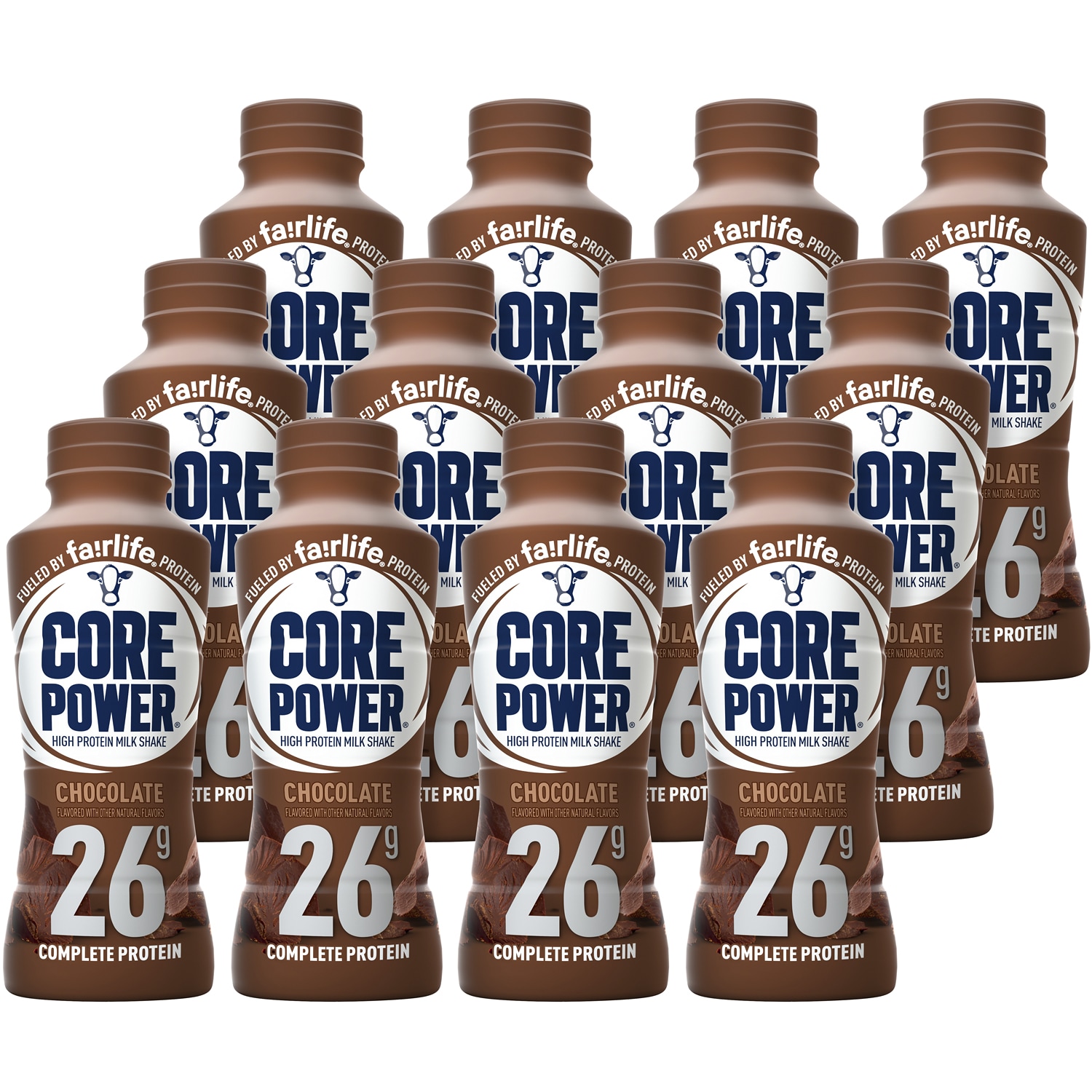Core Power High Protein Milk Shake, Chocolate, Plastic Bottles