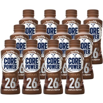 Core Power High Protein Milk Shake, Chocolate, Plastic Bottles