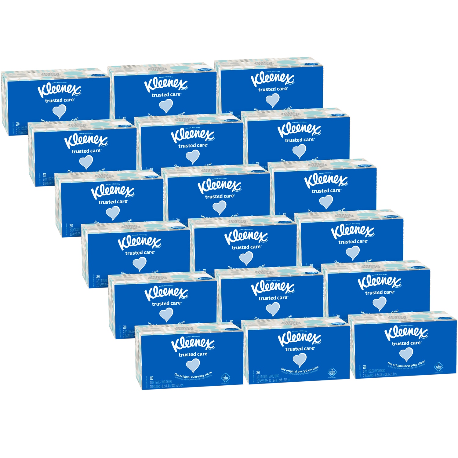 Kleenex Trusted Care Facial Tissues, Case