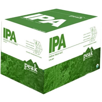 Peak Organic IPA, Glass Bottles