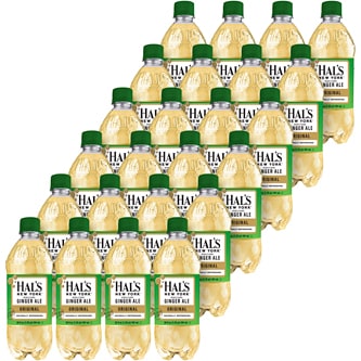 Hal's New York Original Ginger Ale, Plastic Bottles