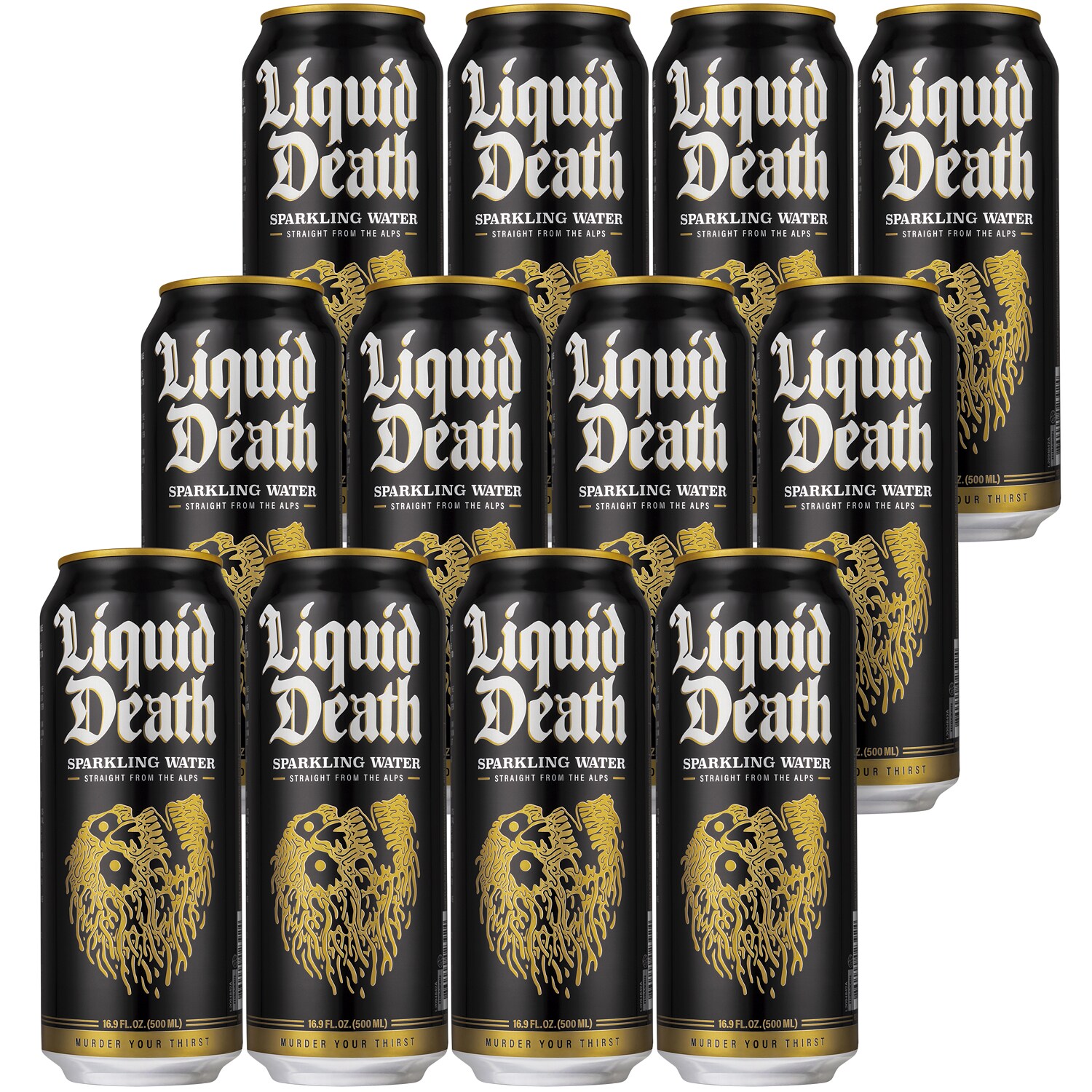 Liquid Death Sparkling Water, Cans