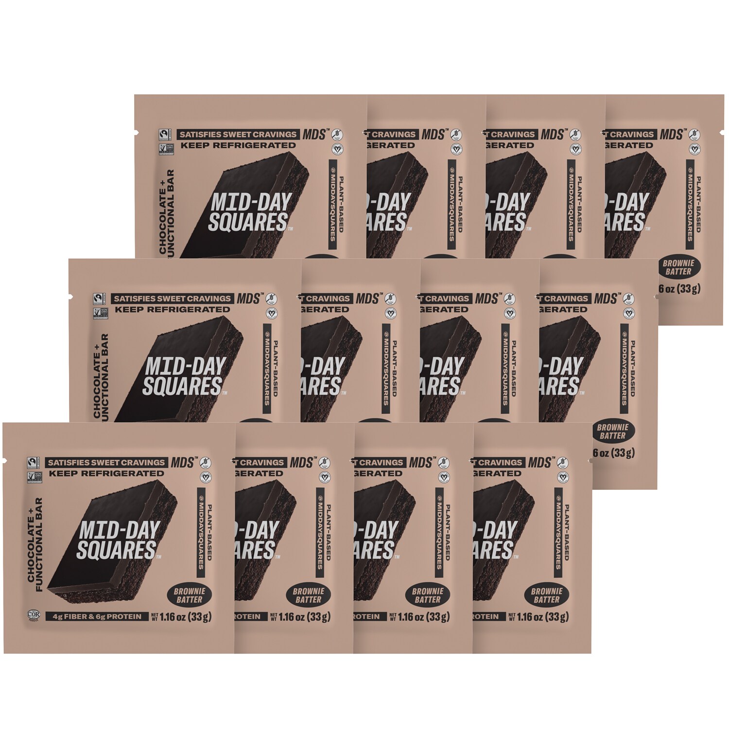 Mid-Day Squares Chocolate Square, Brownie Batter