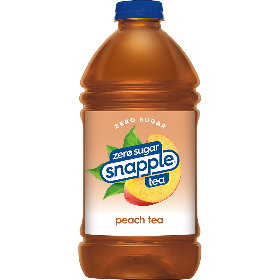 Zero Sugar Snapple Peach Tea, Plastic Bottle