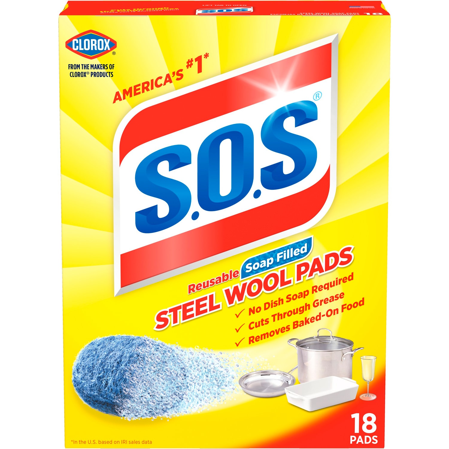 S.O.S. Steel Wool Soap Pads