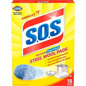 S.O.S. Steel Wool Soap Pads