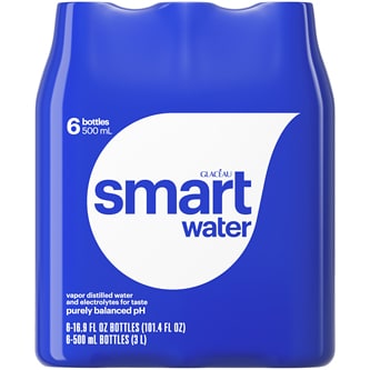 smartwater Nutrient-Enhanced Water, Plastic Bottles