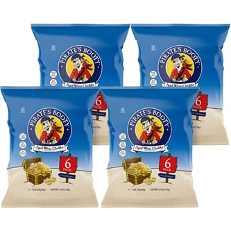 Pirate Brands Pirate's Booty, Aged White Cheddar, Case