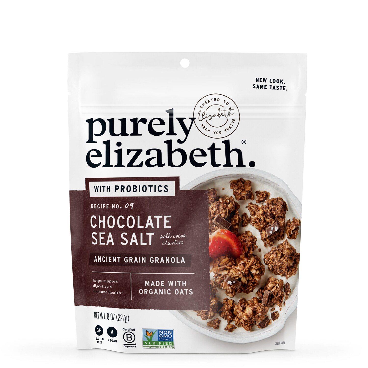 Purely Elizabeth Probiotic Granola, Chocolate Sea Salt