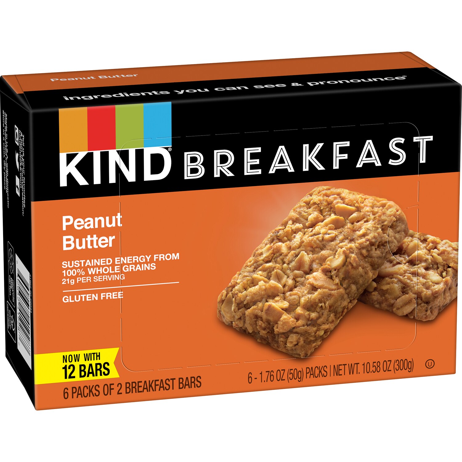 KIND Breakfast Bars, Peanut Butter