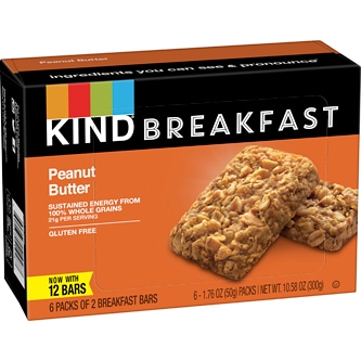KIND Breakfast Bars, Peanut Butter