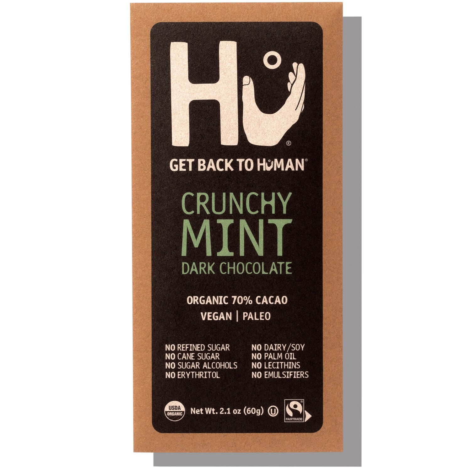 Hu Kitchen Dark Chocolate, Crunchy Mint