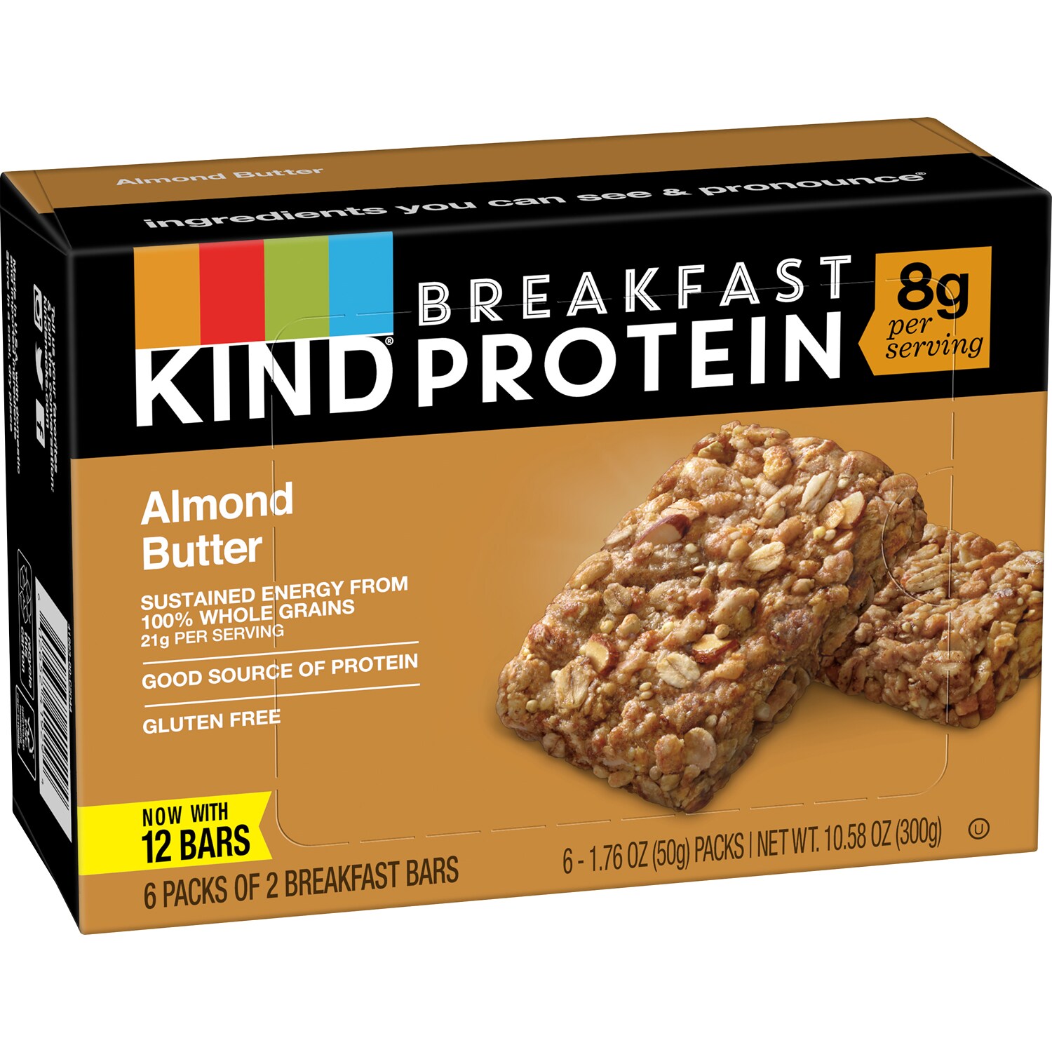 KIND Breakfast Protein Bars, Almond Butter