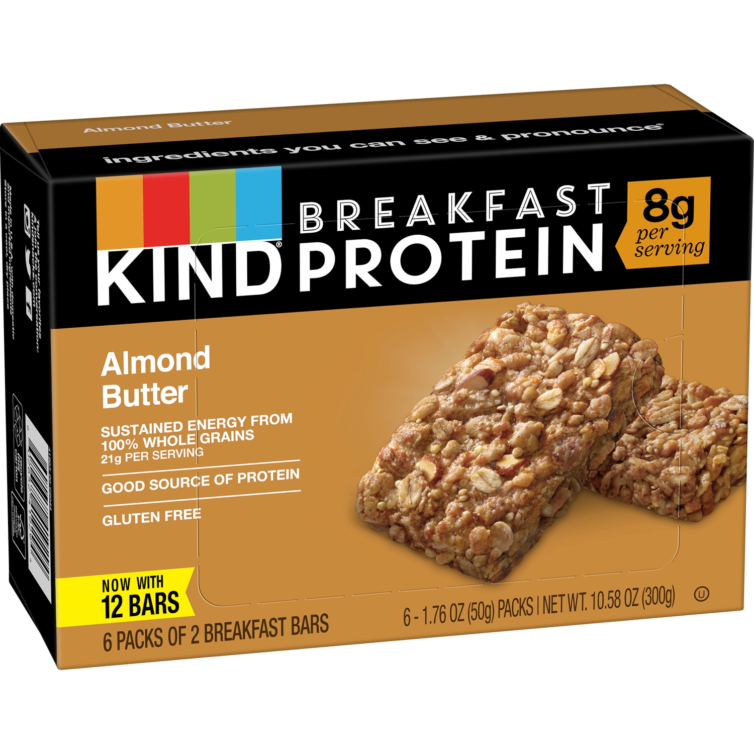 KIND Breakfast Protein Bars, Almond Butter