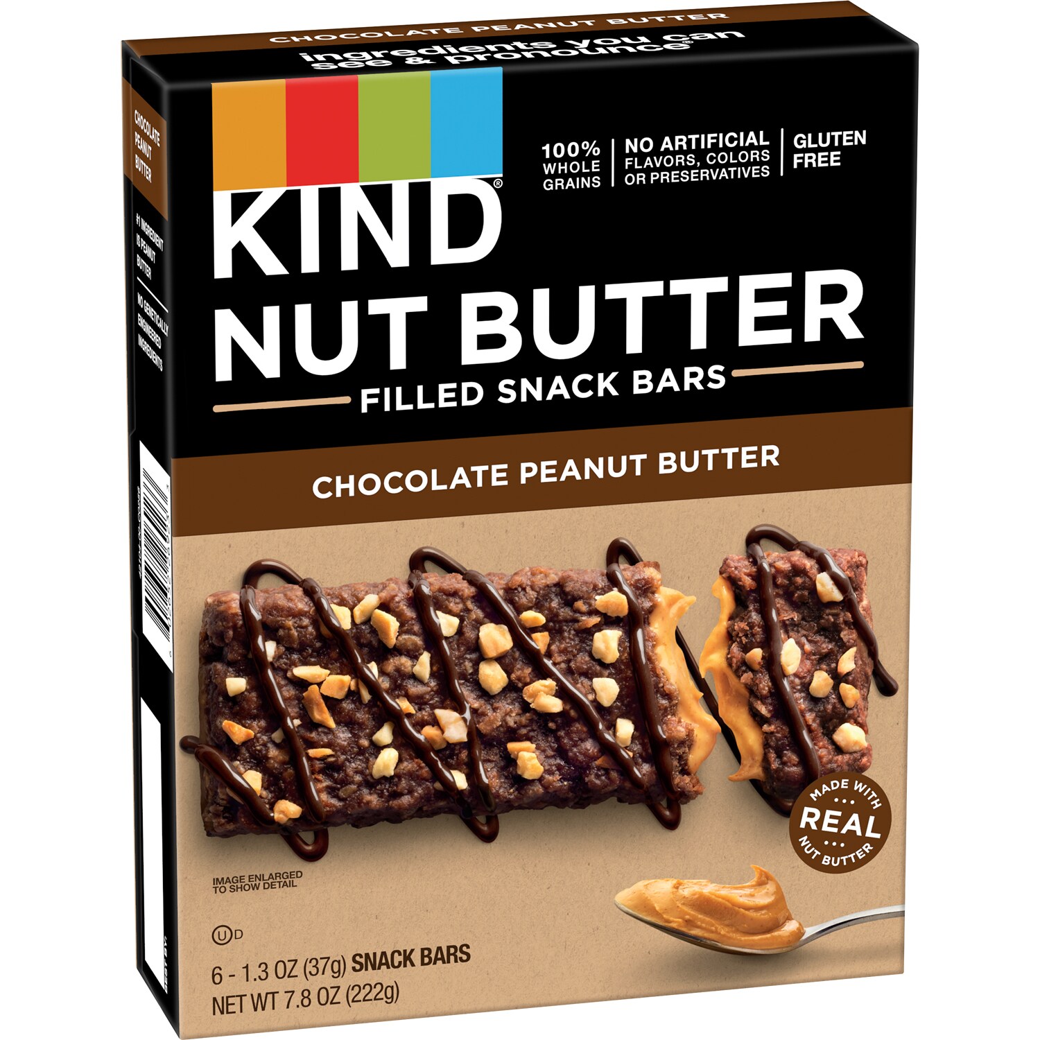 KIND Nut Butter Filled Snack Bars, Chocolate Peanut Butter