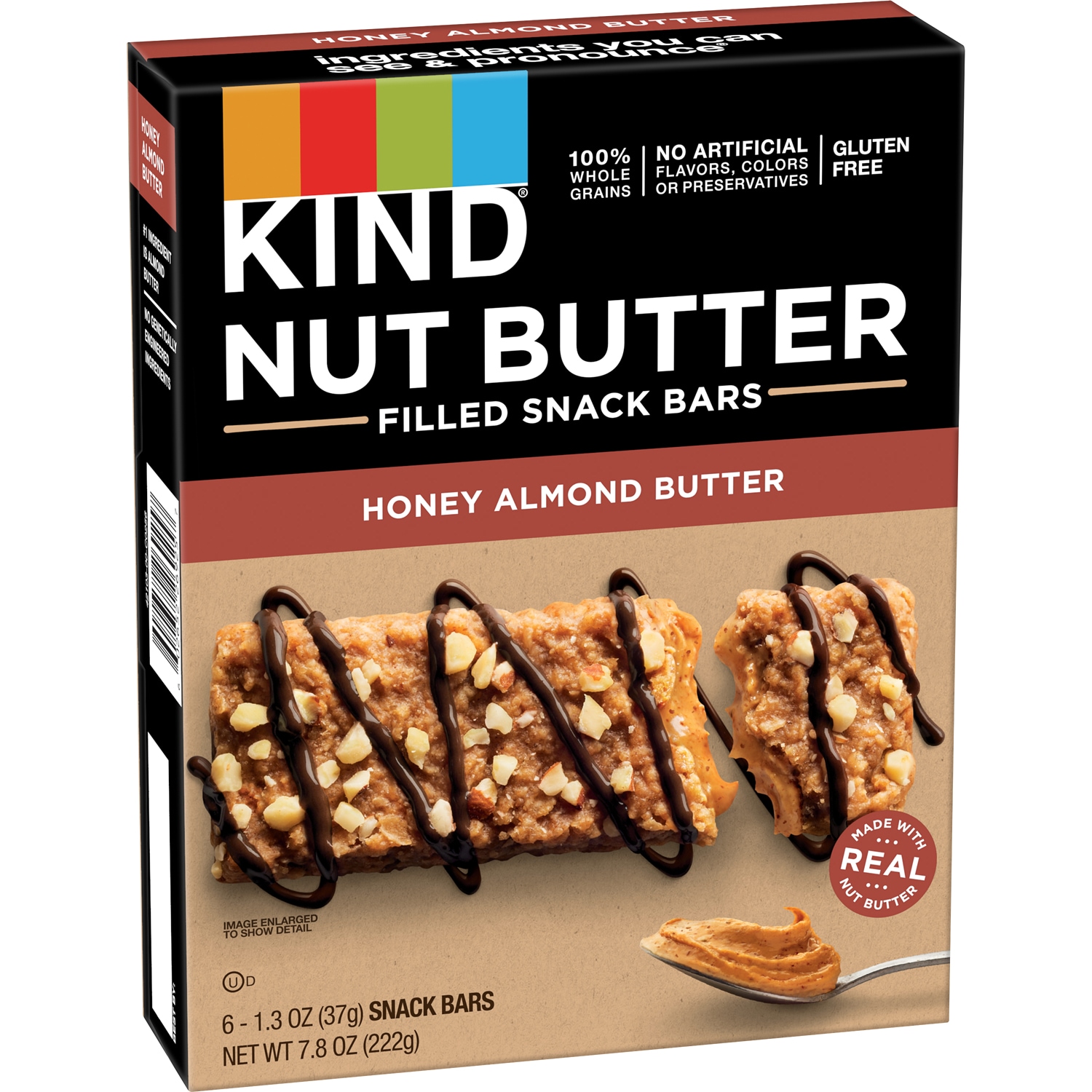 KIND Nut Butter Filled Snack Bars, Honey Almond Butter