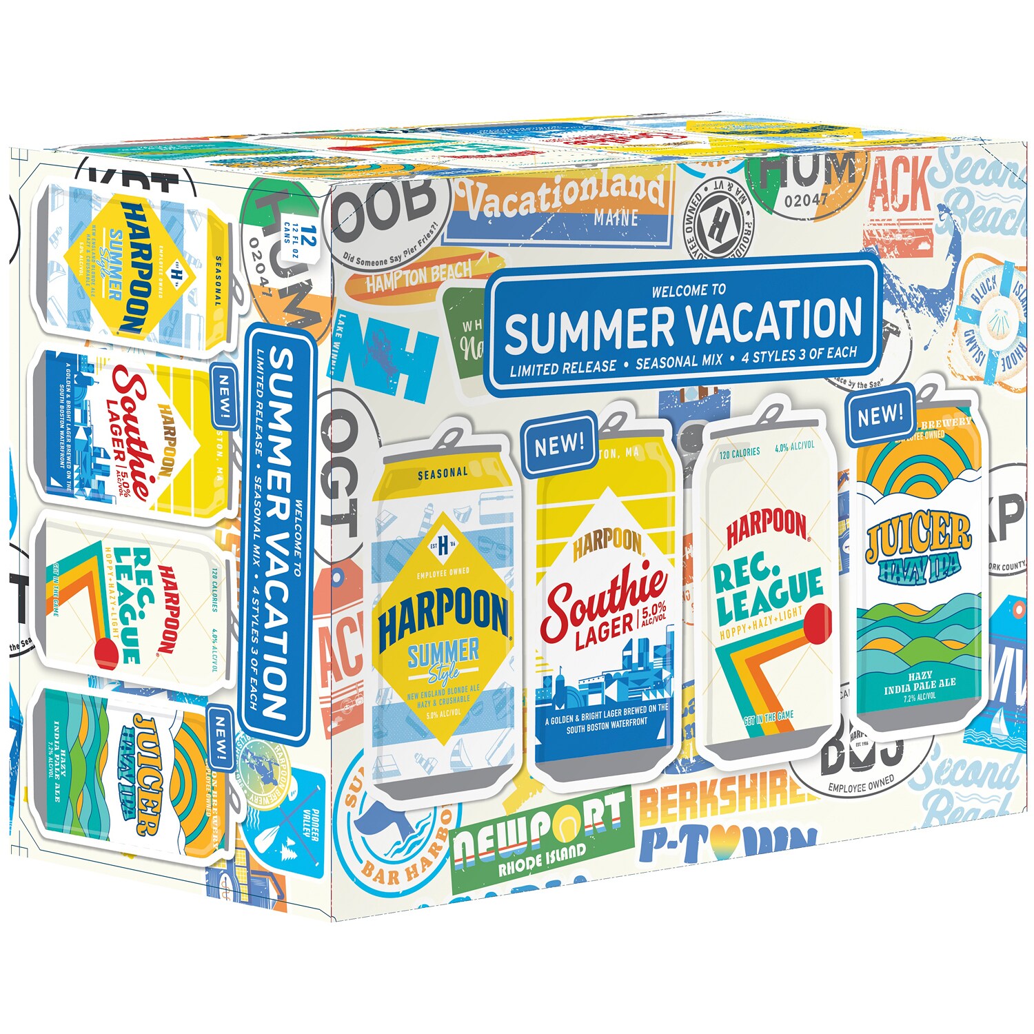 Harpoon Summer Vacation Variety Pack, Cans