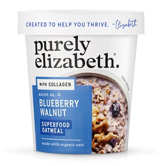 Purely Elizabeth Superfood Oatmeal with Collagen, Blueberry Walnut