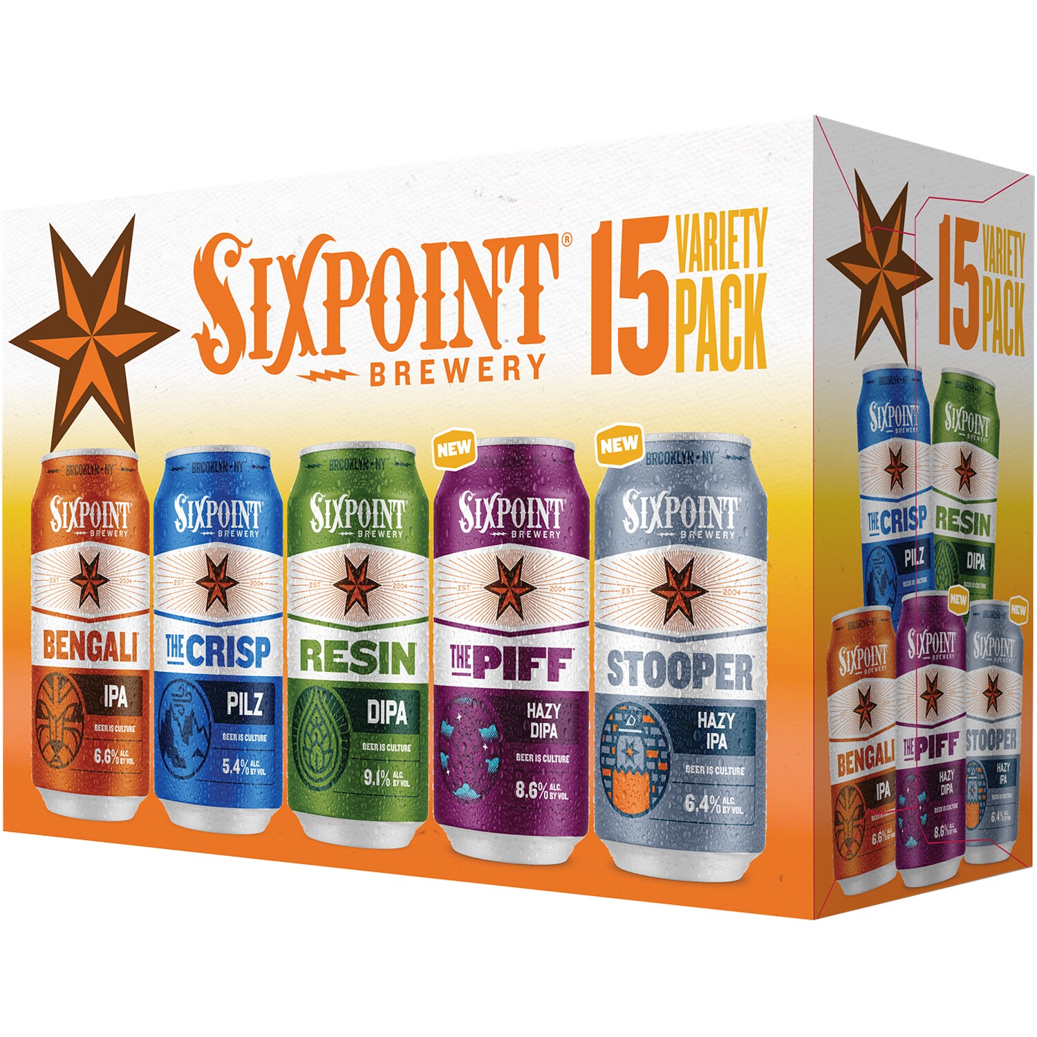 Sixpoint Brewery Higher Volume Variety Pack, Cans