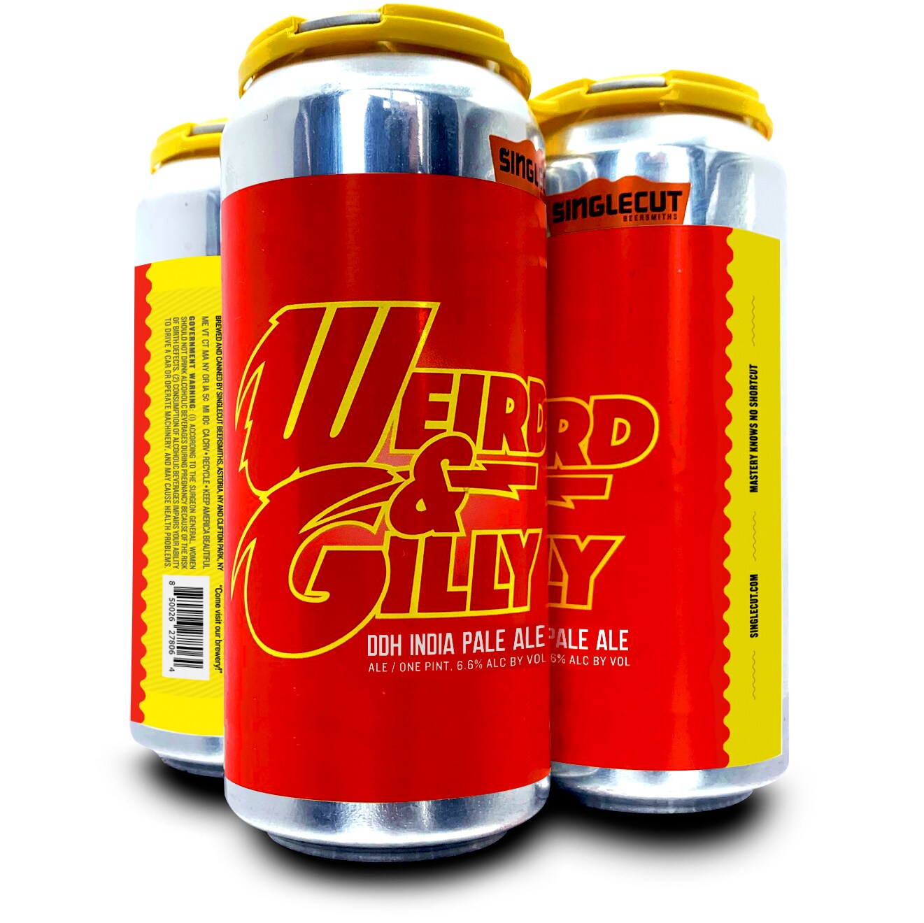 Singlecut Beersmiths Weird & Gilly Double Dry Hop IPA, Cans