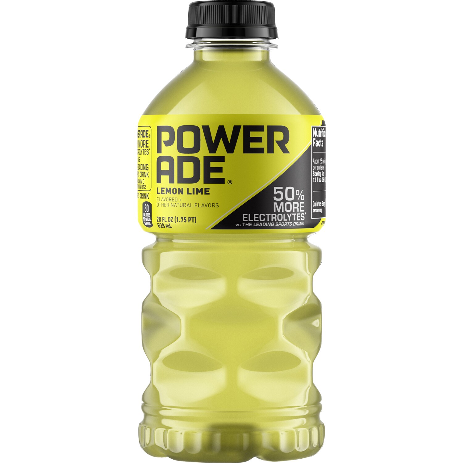 Powerade Sports Drink, Lemon Lime, Plastic Bottle