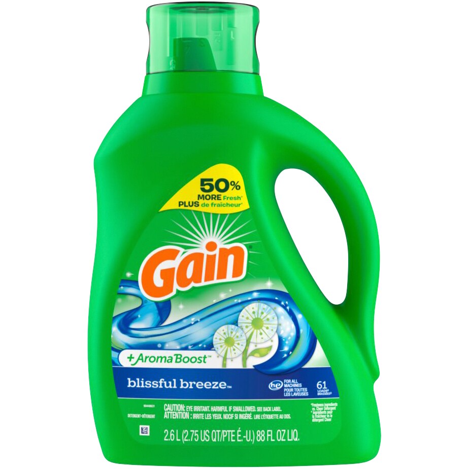 Gain + Aroma Boost Liquid Laundry Detergent, Blissful Breeze