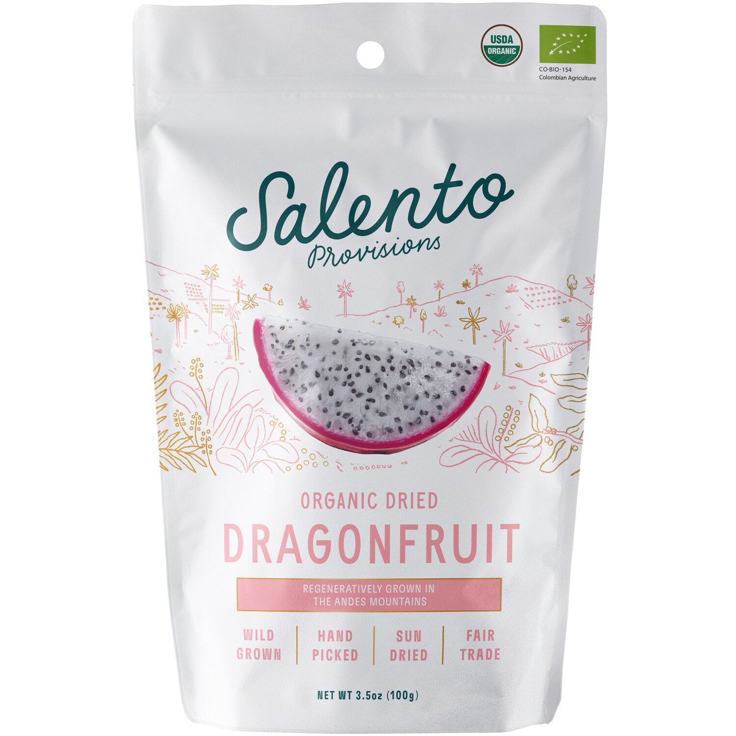 Salento Provisions Organic Dried Dragonfruit