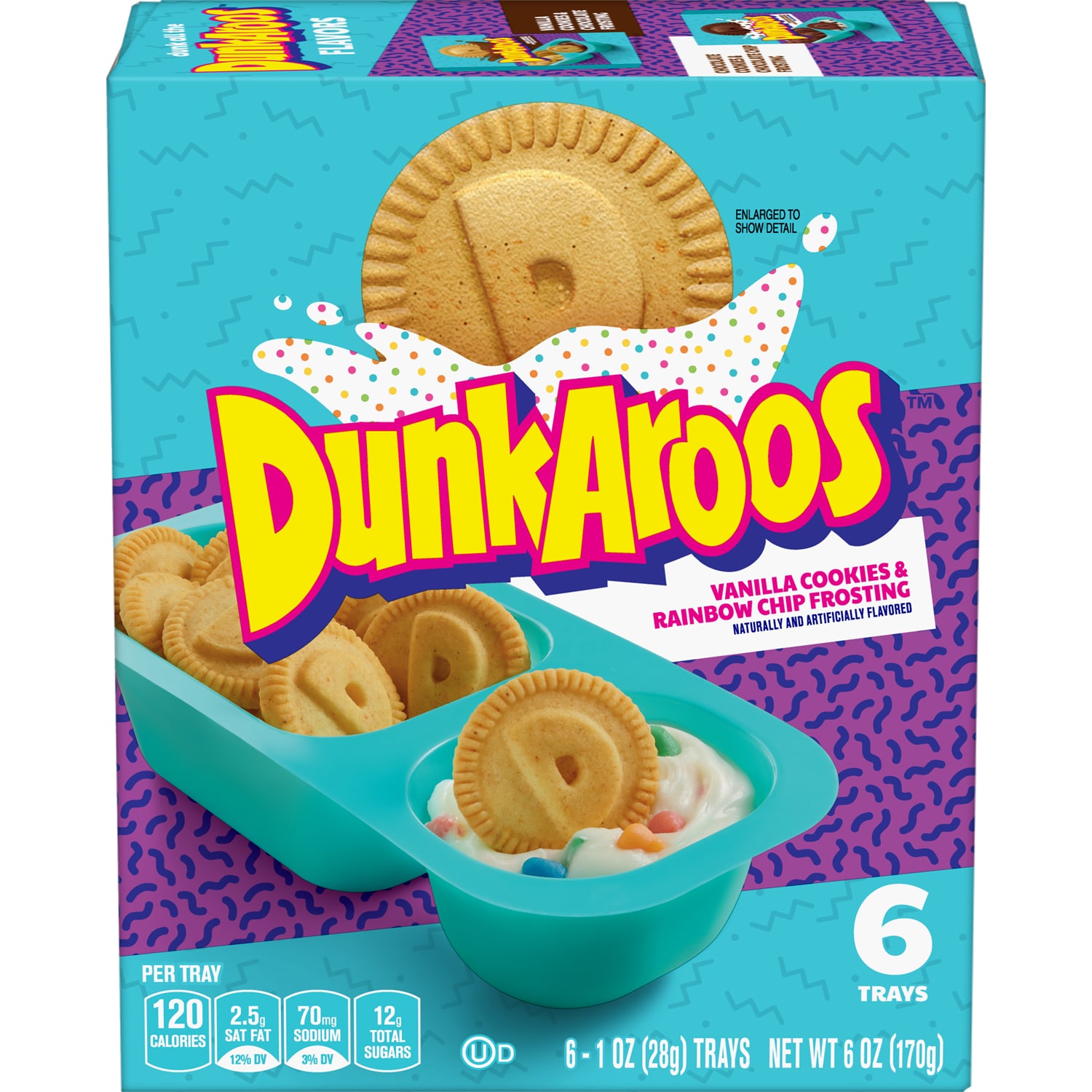 Dunkaroos Vanilla Cookies & Rainbow Chip Frosting