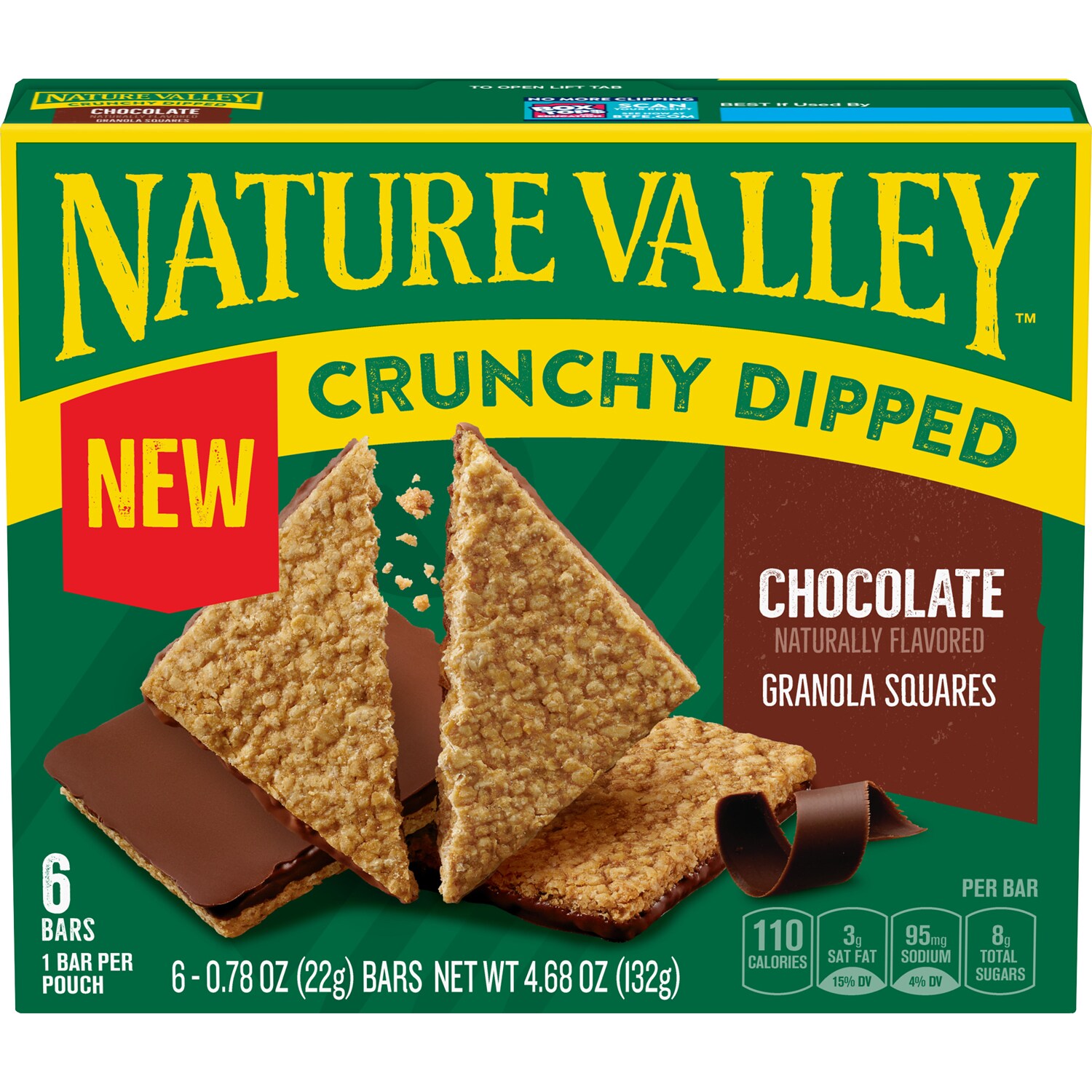Nature Valley Crunchy Dipped Granola Squares, Chocolate
