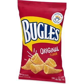 Bugles Crispy Corn Snacks, Original