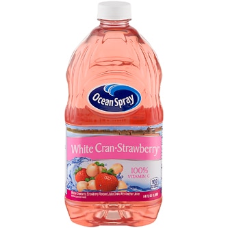 Ocean Spray White Cran-Strawberry Juice, Plastic Bottle