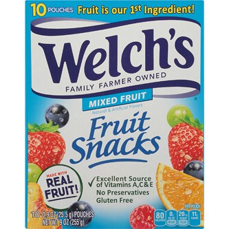 Welch's Fruit Snacks, Mixed Fruit