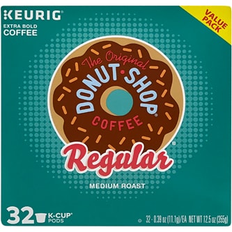The Original Donut Shop Medium Roast Extra Bold Coffee, K-Cups