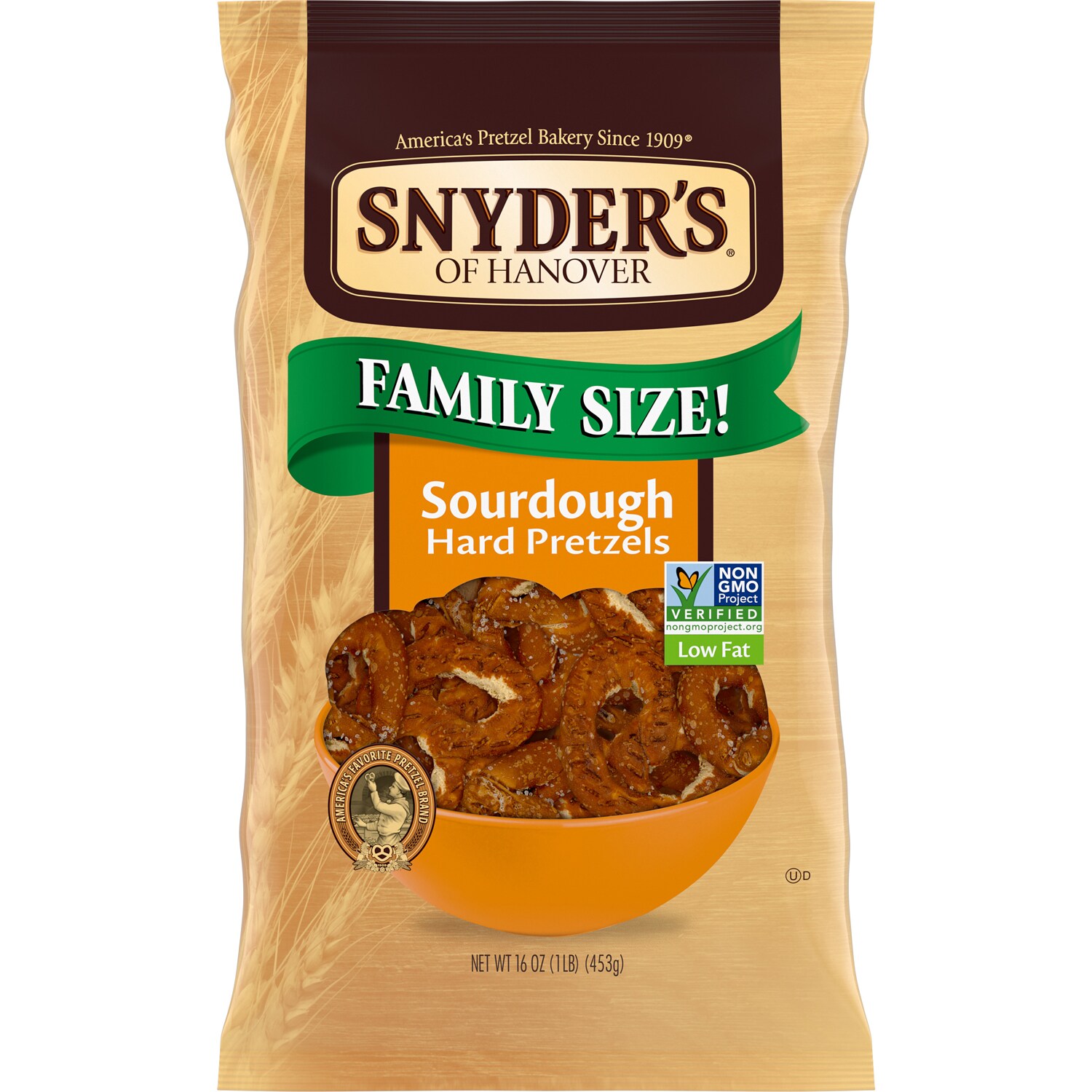 Snyder's of Hanover Sourdough Hard Pretzels, Family Size