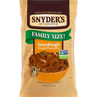 Snyder's of Hanover Sourdough Hard Pretzels, Family Size