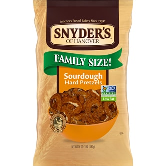 Snyder's of Hanover Sourdough Hard Pretzels, Family Size