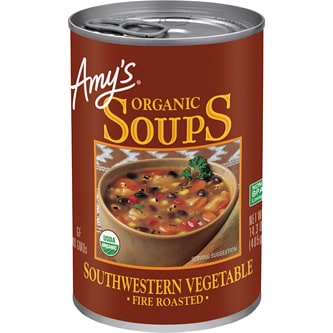 Amy's Organic Soup, Fire Roasted Southwestern Vegetable