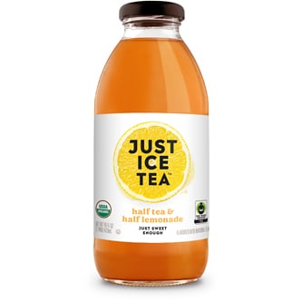 Just Ice Tea Half Tea & Half Lemonade, Glass Bottle