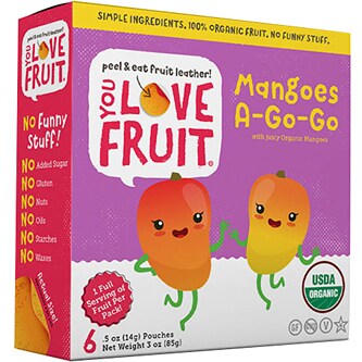You Love Fruit Handmade Fruit Leather, Mangoes A-Go-Go
